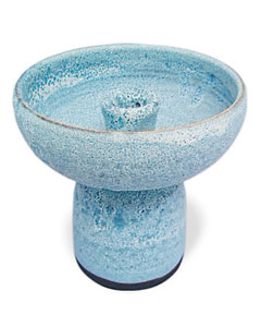 BLUE CANDLEHOLDER